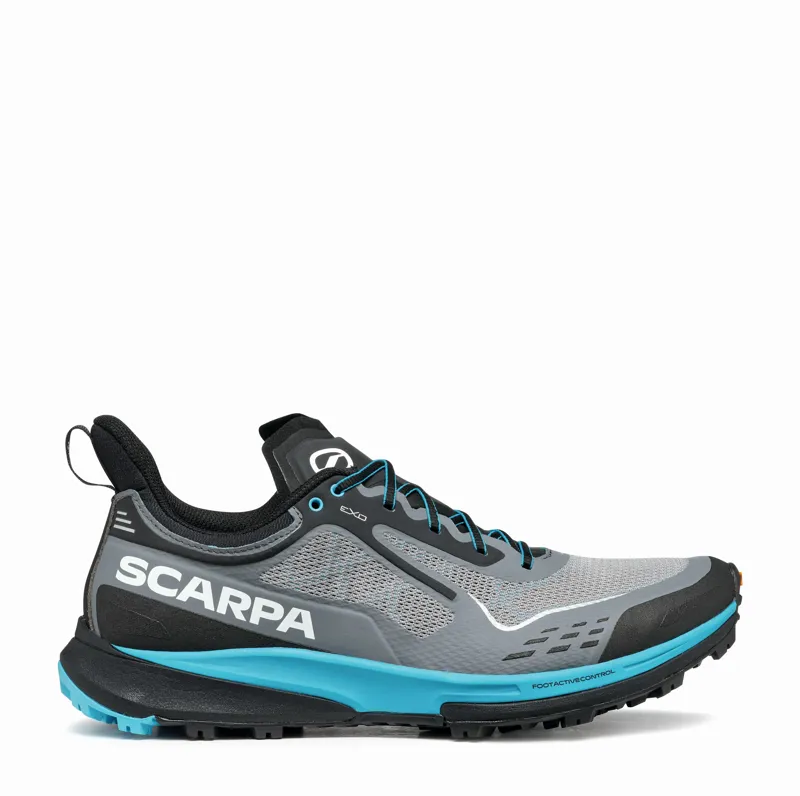 Scarpa Mens Golden Gate Kima RT Trail Running Shoes - Gray-Azure-1